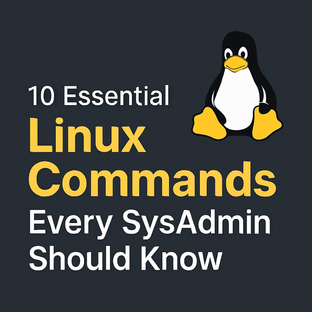 10 Essential Linux Commands Every SysAdmin Should Know